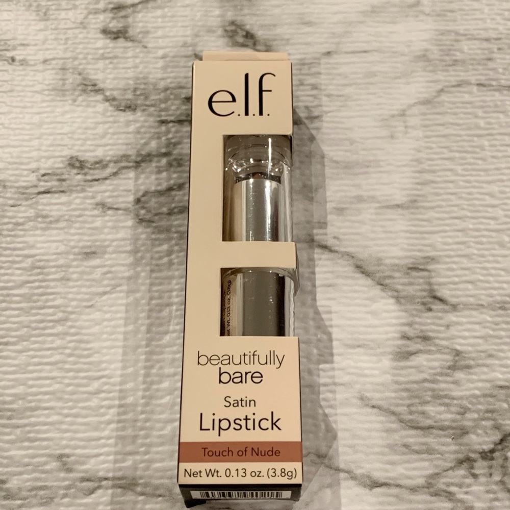 4/$16 e.l.f cosmetics Satin Lipstick Touch of Nude